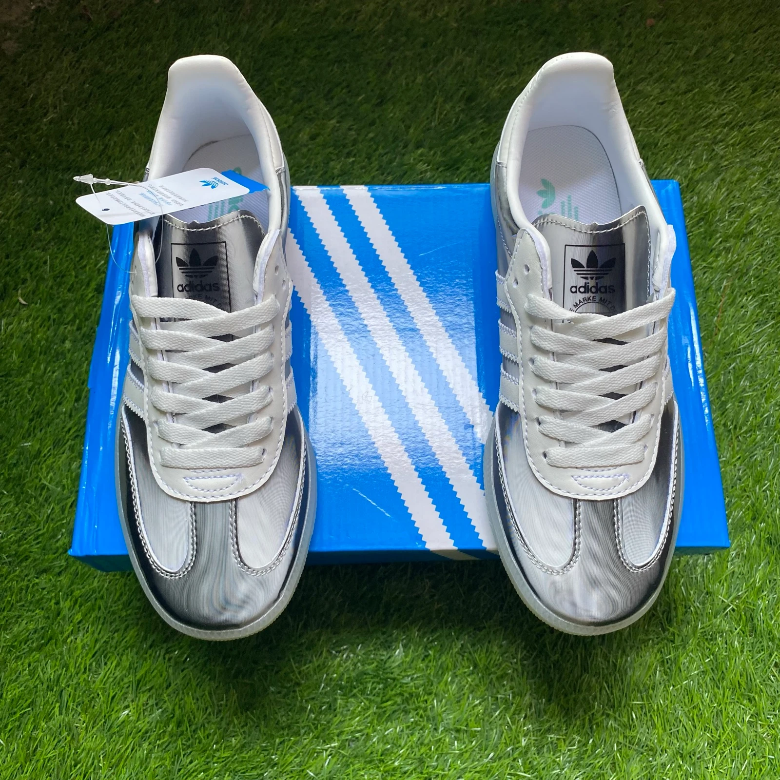 Adidas Samba Reflective Silver | Size 39 | Color Changing | New | With Box – photo 2